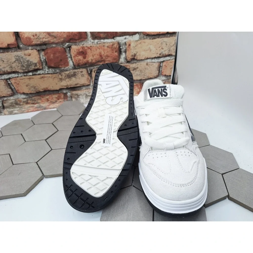 VANS Upland Suede White Black Offwhite Skate Sneaker Men's US Size 11